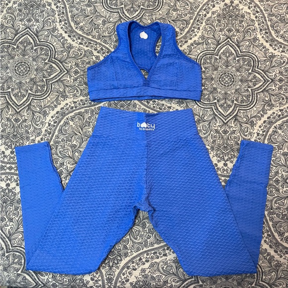 Booty by Brabants LBL Blue Little Black Leggings and Top - Picture 1 of 1